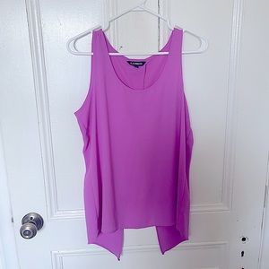 Express Purple Backless Tank